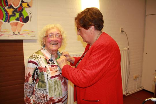 Nel van Hout jubilaris 50 jaar