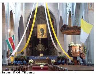 interieur Goirkese Kerk Tijdens Peerke Donders viering