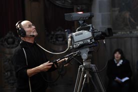 Camera vanwege tv uitzending